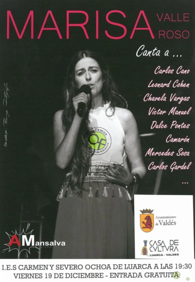 Concierto de Marisa Valle Roso en Luarca