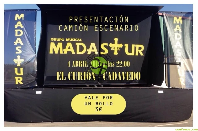 Madastur presenta su camión-escenario en El Curión