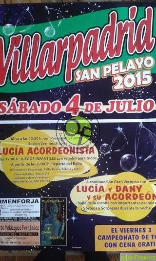 Fiestas de San Pelayo 2015 en Villarpadrid