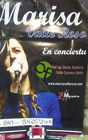 Concierto de Marisa Valle Roso en El Bao