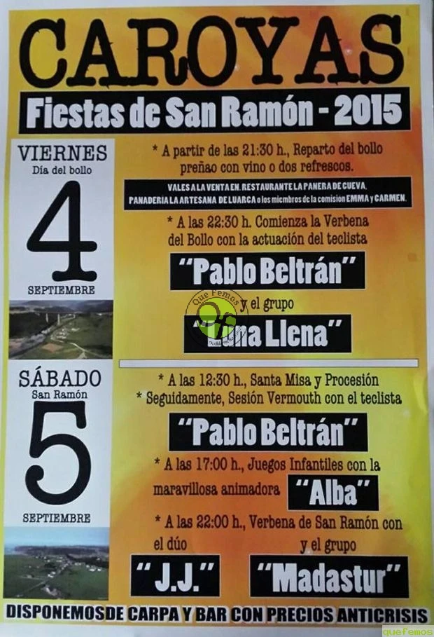 Fiestas de San Ramón 2015 en Caroyas