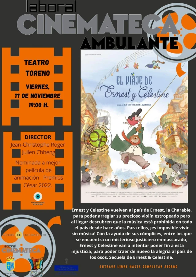 La Cinemateca Ambulante vuelve a Cangas del Narcea con la película 