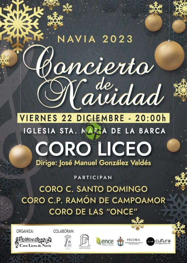 Concierto de Navidad del Coro Liceo de Navia
