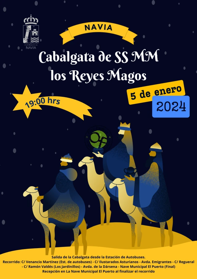 Cabalgata de Reyes 2024 en Navia