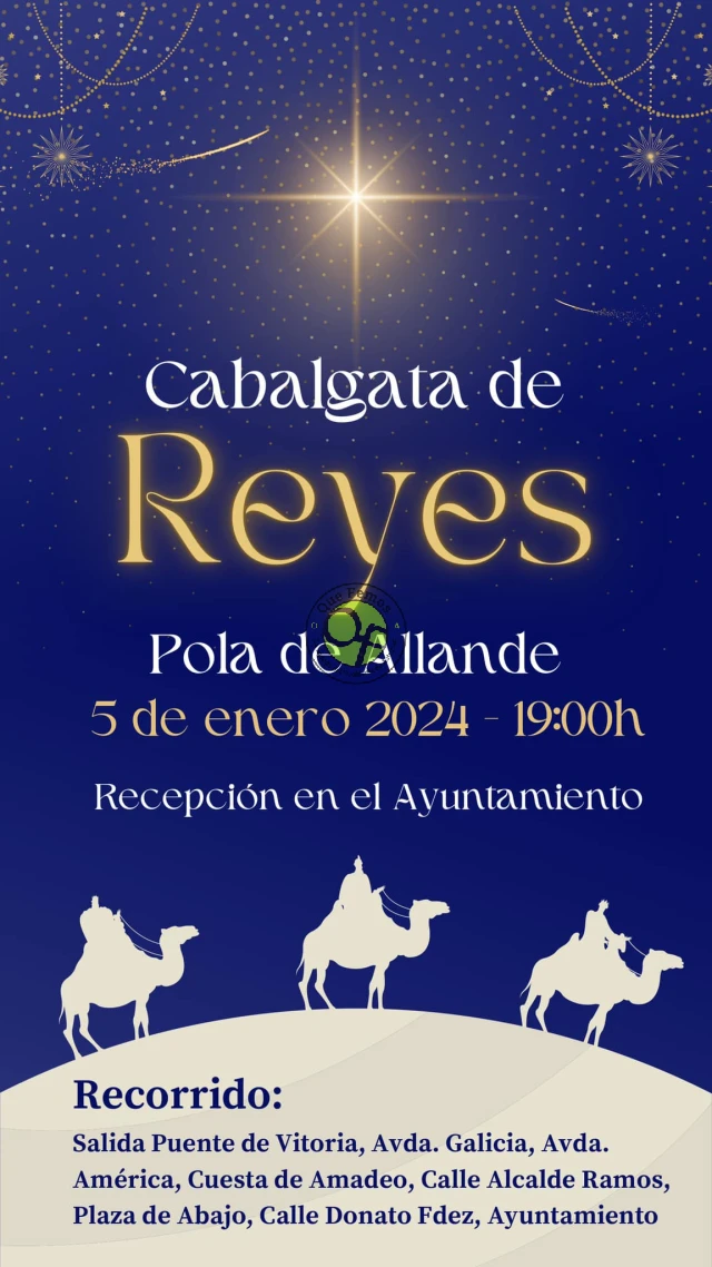 Cabalgata de Reyes 2024 en Pola de Allande