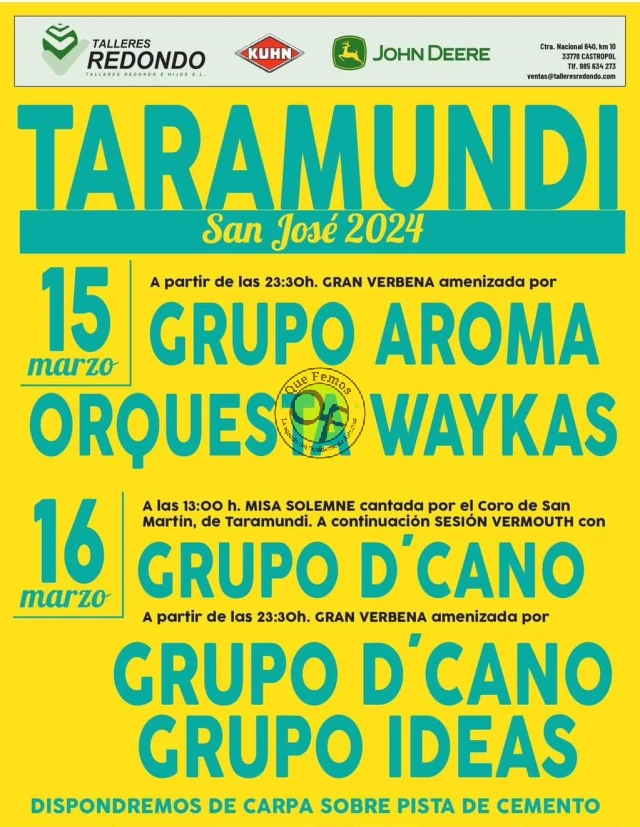 Fiestas de San José 2024 en Taramundi