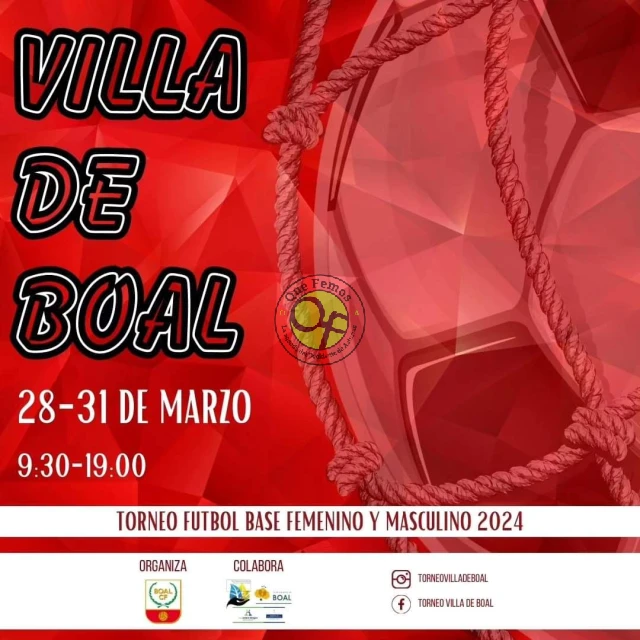 Torneo de Fúbol Base Villa de Boal 2024