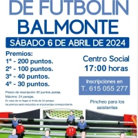 2º Maratón de Futbolín de Balmonte 2024