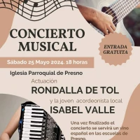 Concierto de Rondalla de Tol e Isabel Valle en Presno