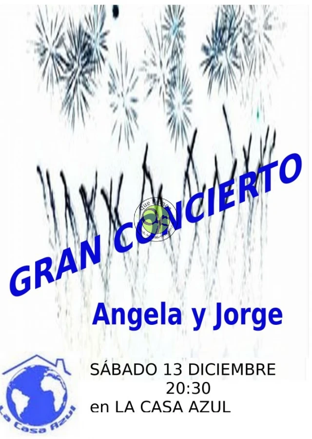 Concierto de Ángela y Jorge en La Casa Azul