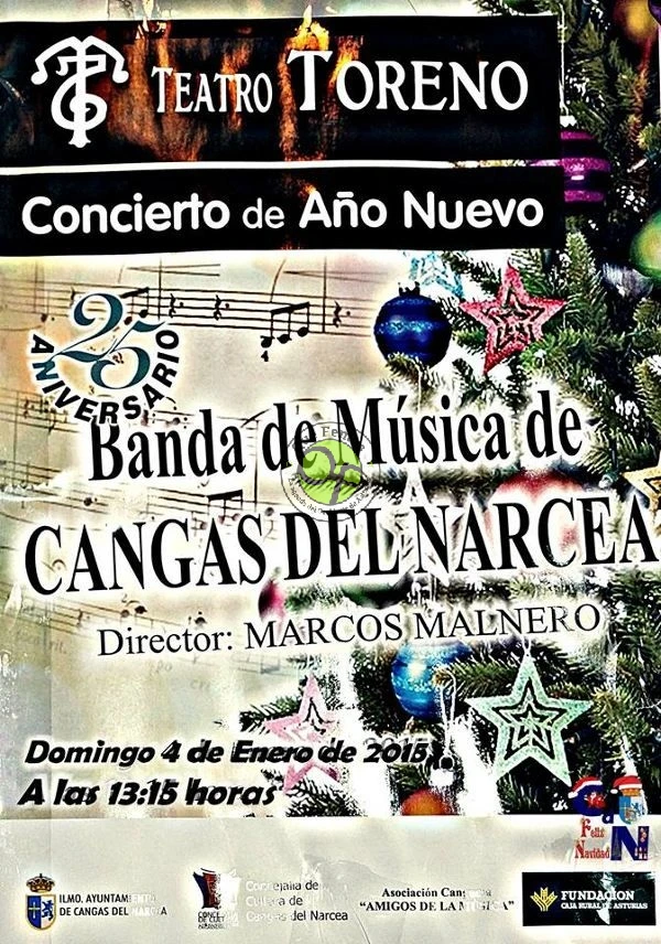 Concierto de Año Nuevo 2015 en Cangas del Narcea