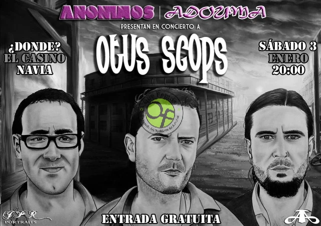 Los Otus Scops ofrecen un concierto en Navia