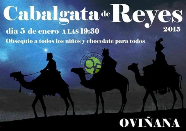 Cabalgata de Reyes 2015 en Oviñana