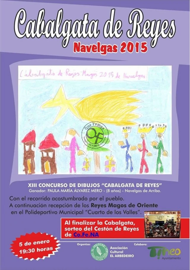 Cabalgata de Reyes 2015 en Navelgas