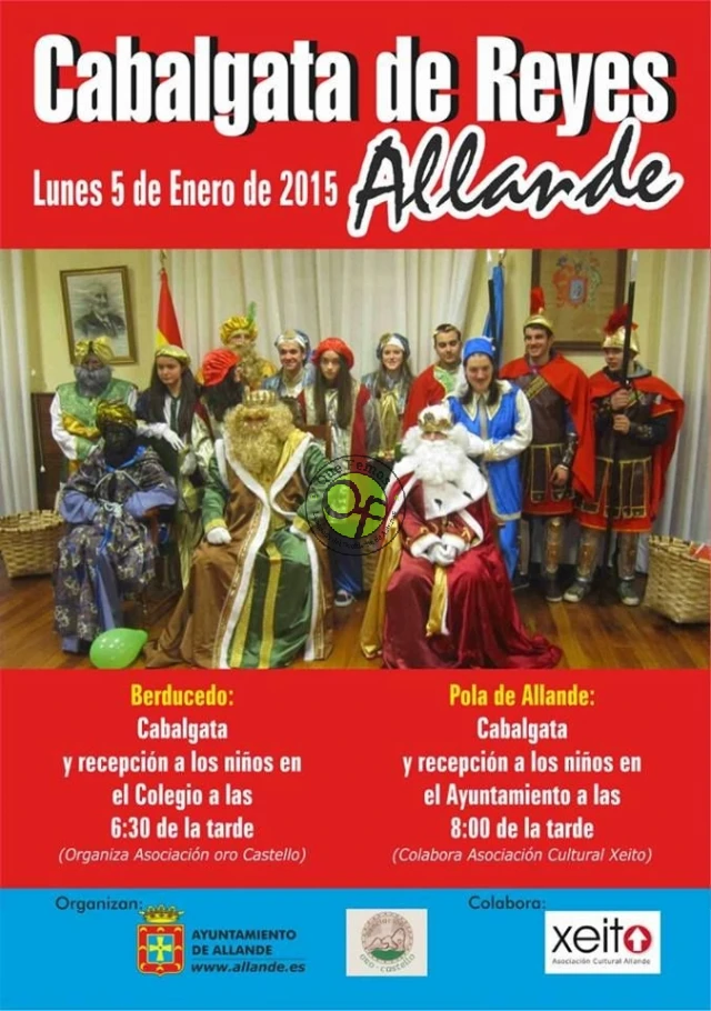 Cabalgata de Reyes 2015 en Pola de Allande