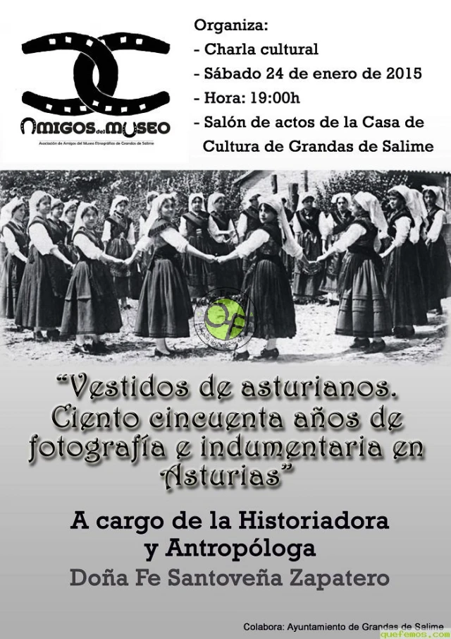 Charla sobre indumentaria asturiana en Grandas de Salime