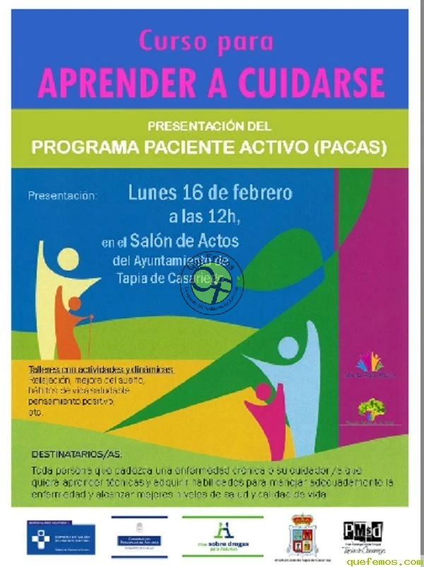 Programa de Paciente Activo Asturias: Curso para aprender a cuidarse en Tapia