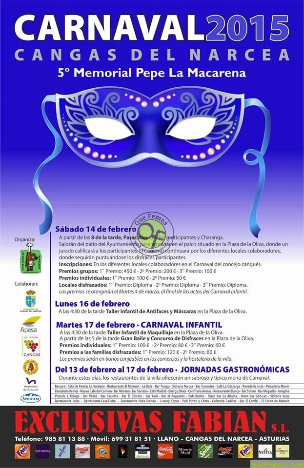 Carnaval 2015 en Cangas del Narcea