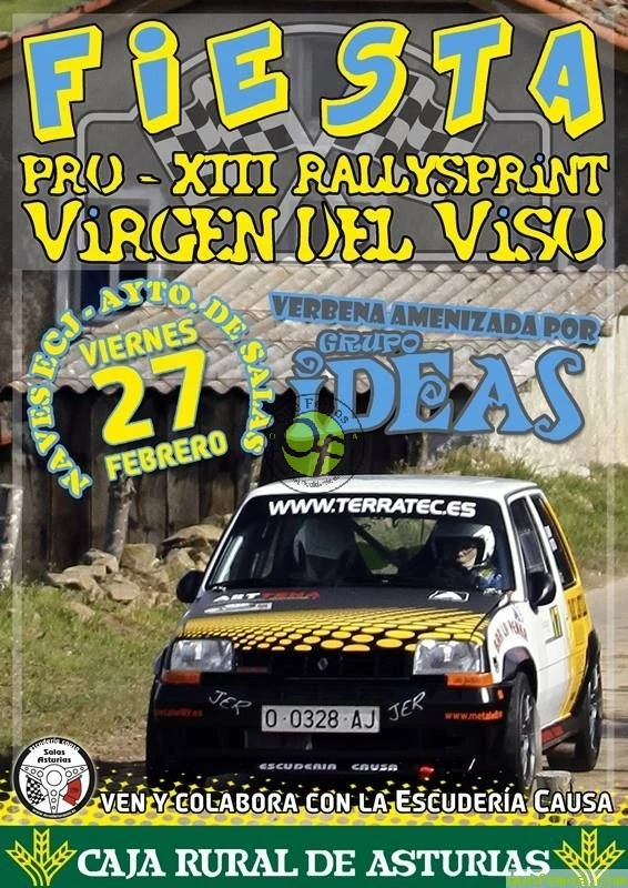 Fiesta Pro-XIII Rallysprint Virgen del Viso en Salas