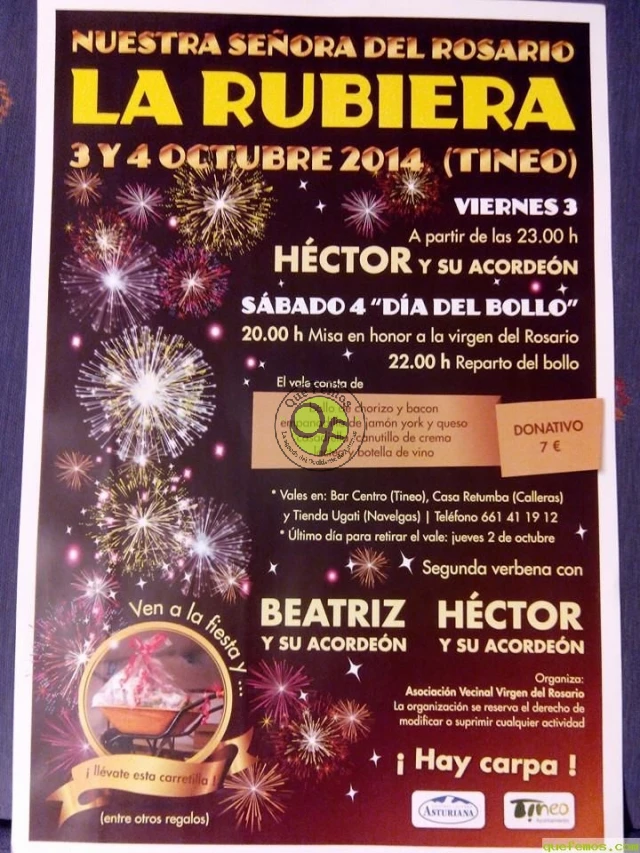 Fiestas del Rosario 2014 en La Rubiera