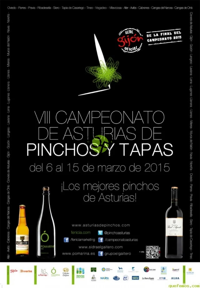VIII Campeonato de Asturias de Pinchos y Tapas 2015