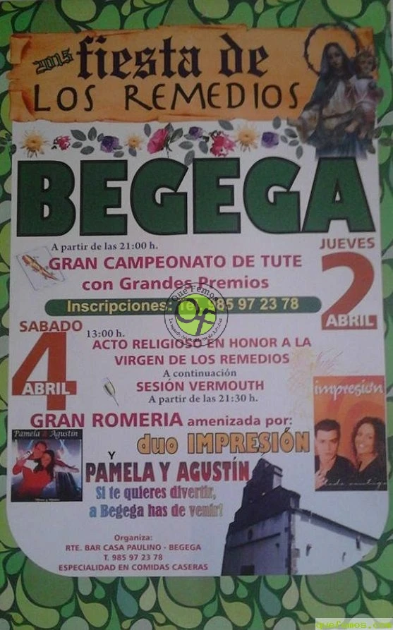 Fiesta de los Remedios 2015 en Begega