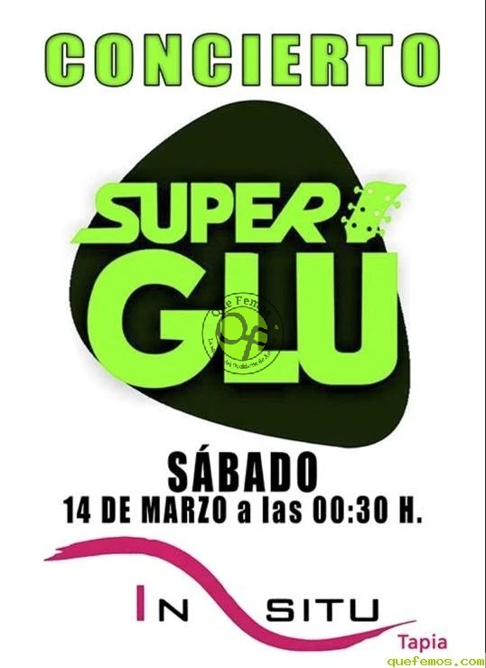 Concierto de Super Glú en el café In Situ de Tapia