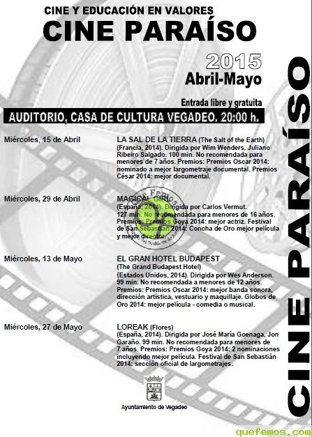Cine Paraíso en Vegadeo: 
