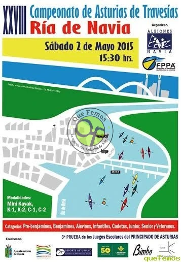 XXVIII Campeonato de Asturias de Travesías Ría de Navia 2015