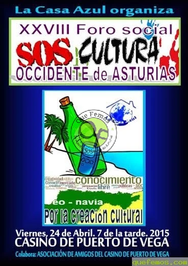 XXVIII Foro Social de la Casa Azul: SOS Cultura-Occidente de Asturias
