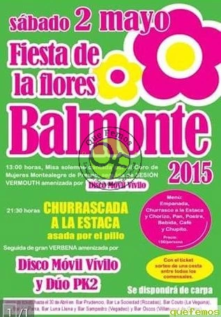 Fiesta de las Flores 2015 en Balmonte