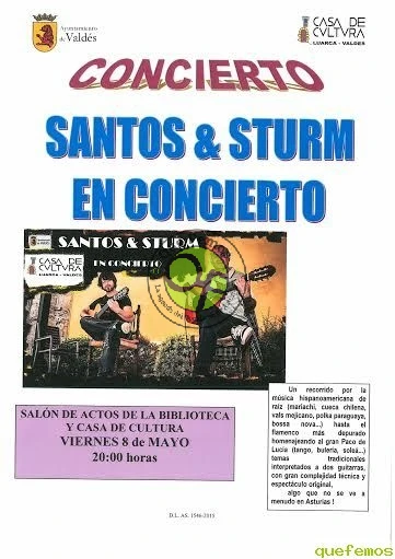 Concierto de Santos & Sturn en Luarca