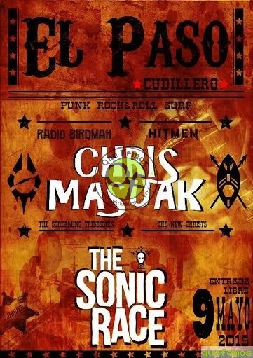 Concierto de The Sonic Race y Chris Masuak en El Paso