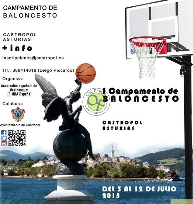 I Campamento de Baloncesto de Castropol 2015