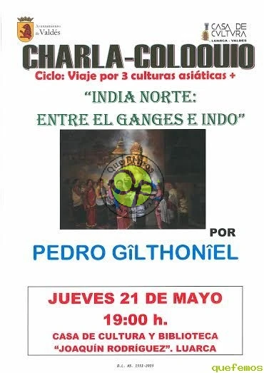 Charla de Pedro Gilthoniel en Luarca: Norte de India, entre Ganges e Indo