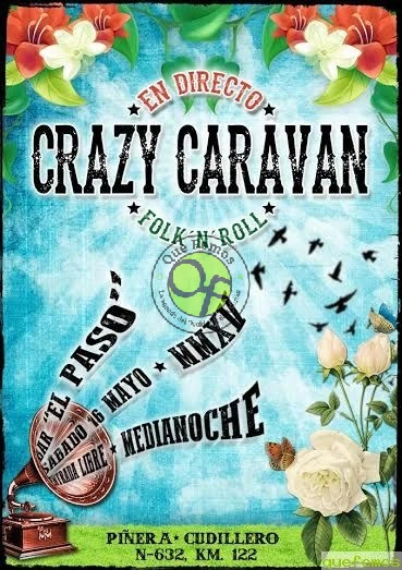 Concierto de Crazy Caravan en El Paso de Cudillero