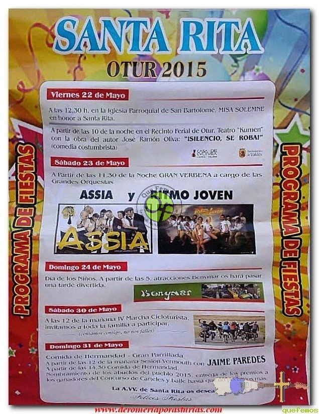 Fiestas de Santa Rita 2015 en Otur