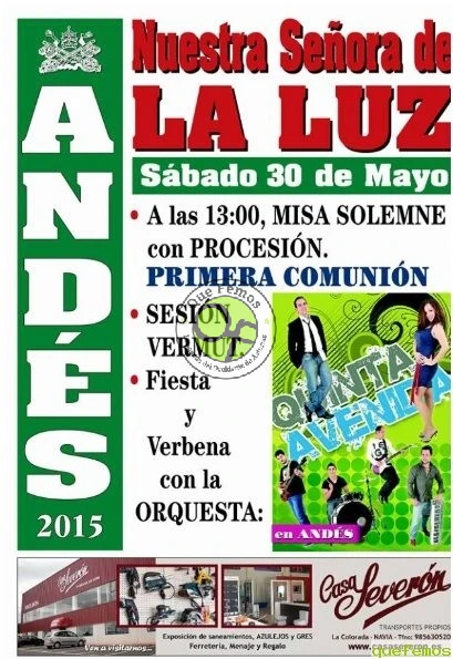Fiestas de Nuestra Señora de la Luz 2015 en Andés