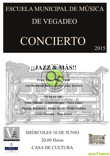 Concierto Jazz & Más de la Escuela de Música de Vegadeo