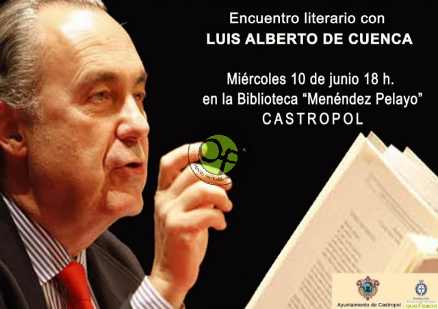 Semana de las Letras en Castropol: Luis Alberto de Cuenca ofrece una charla