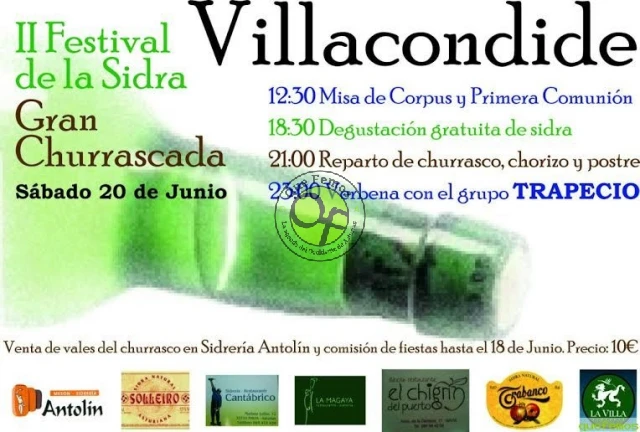II Festival de la Sidra 2015 en Villacondide