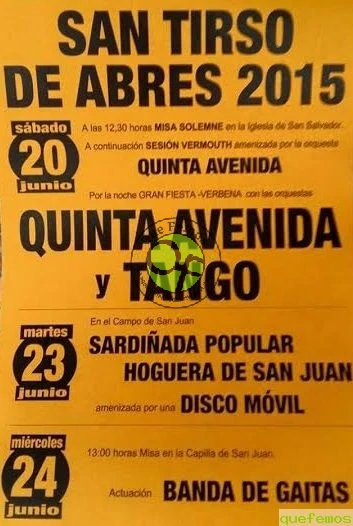 Fiestas de San Tirso de Abres 2015