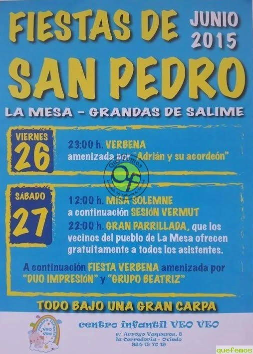 Fiestas de San Pedro 2015 en La Mesa
