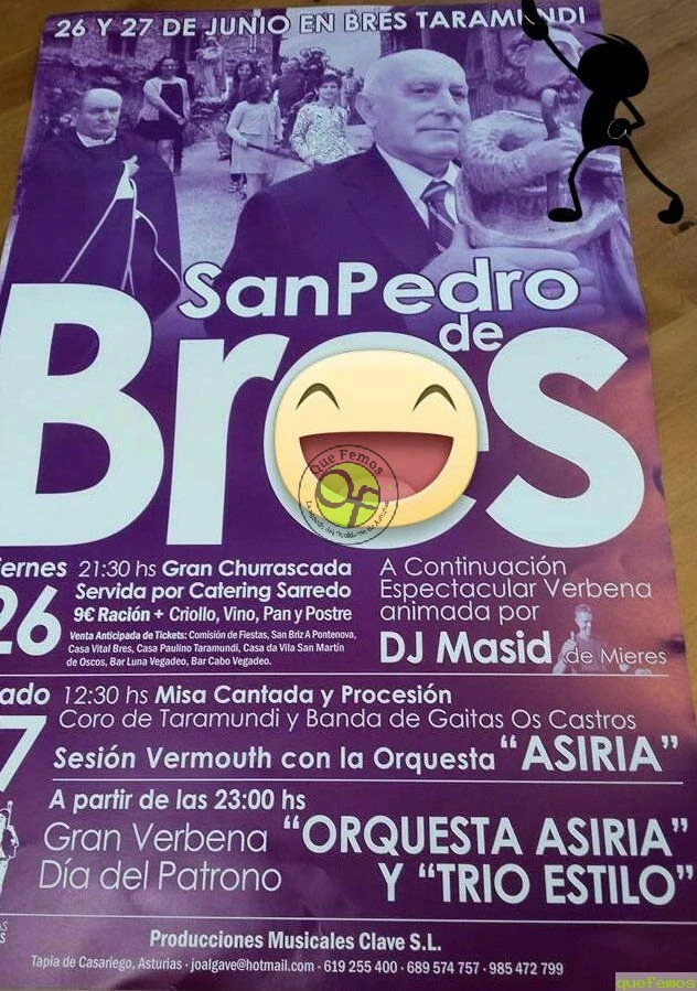 Fiestas de San Pedro 2015 en Bres