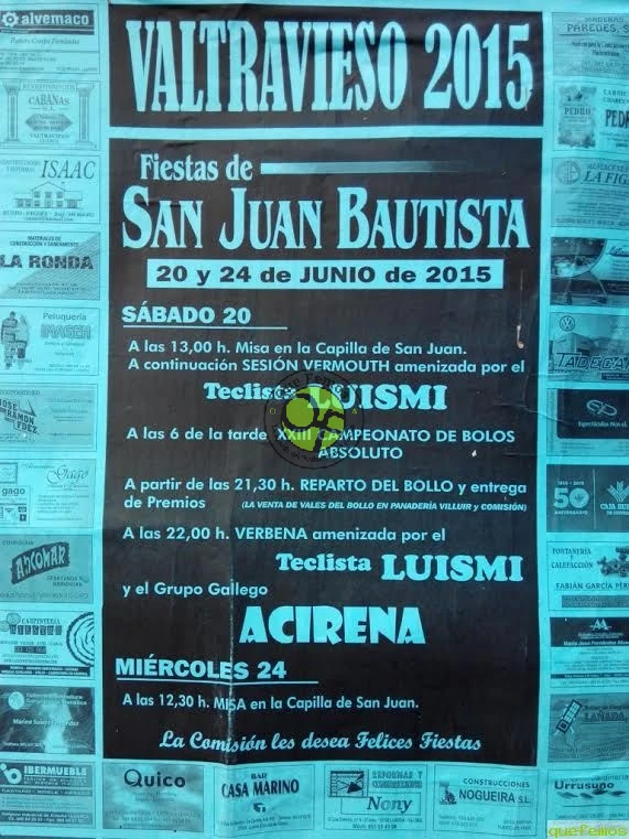 Fiestas de San Juan 2015 en Valtravieso