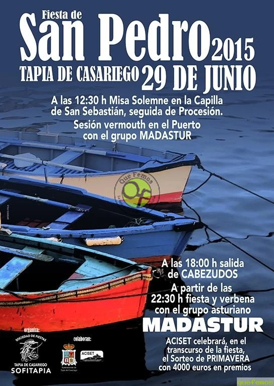 Fiestas de San Pedro 2015 en Tapia de Casariego