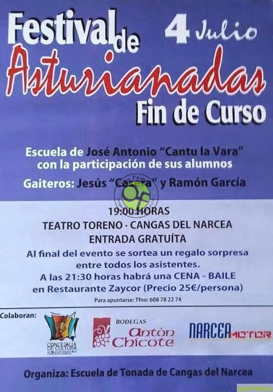 Festival de Asturianadas en Cangas del Narcea 2015