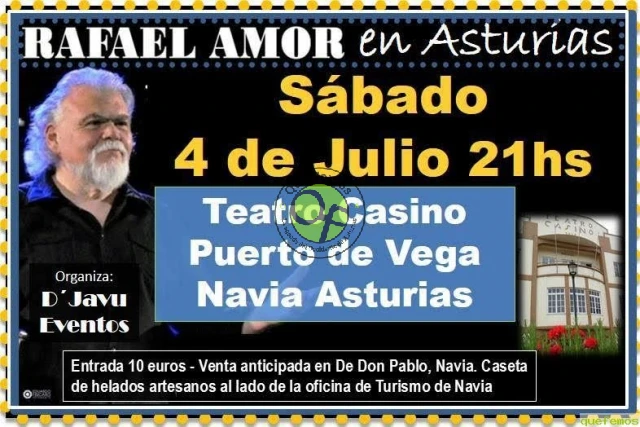 Rafael Amor muestra su arte en el Casino de Puerto de Vega