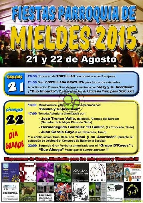 Fiestas en Mieldes 2015