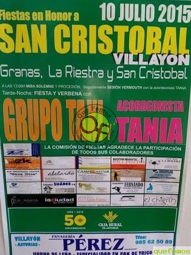 Fiestas de San Cristóbal 2015 en Granas, La Riestra y San Cristóbal